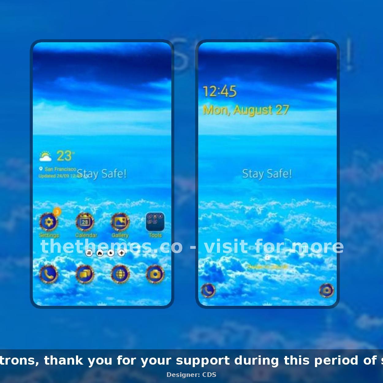 Stay safe! Dear Patrons, thank you for your support during this period of significant change.