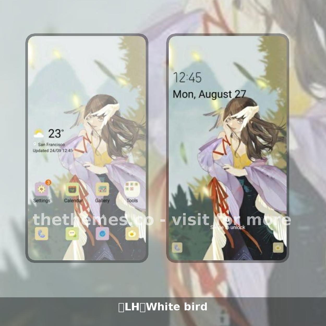 【LH】White bird