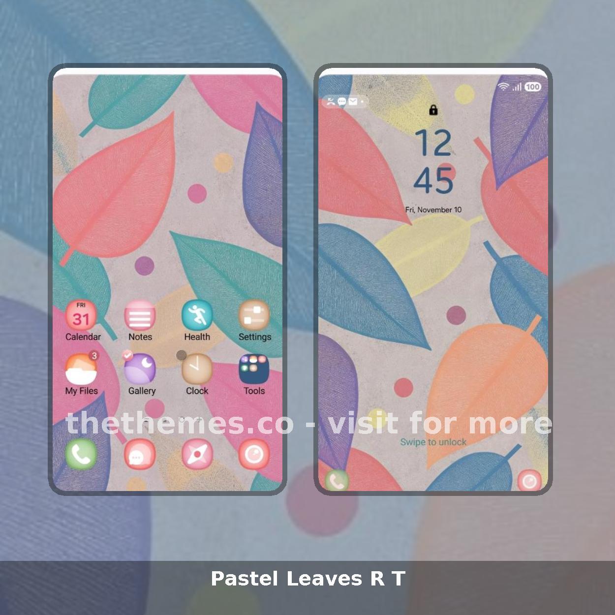 Pastel Leaves R T