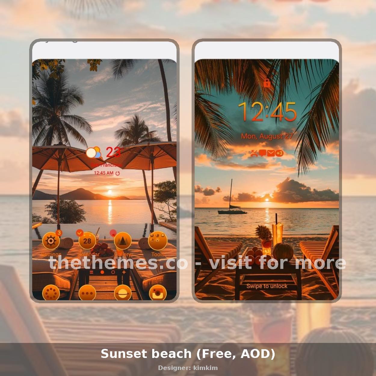 Sunset beach (Free, AOD)