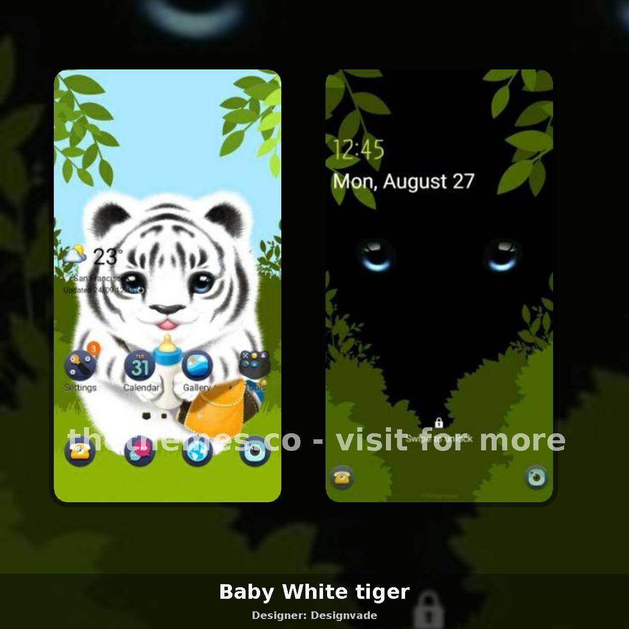 Baby White tiger