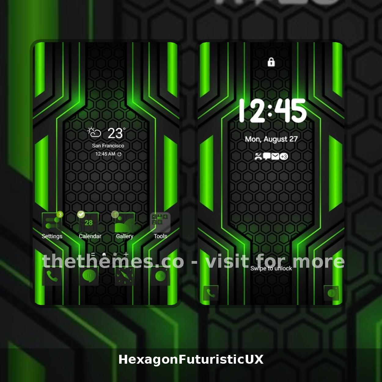 HexagonFuturisticUX