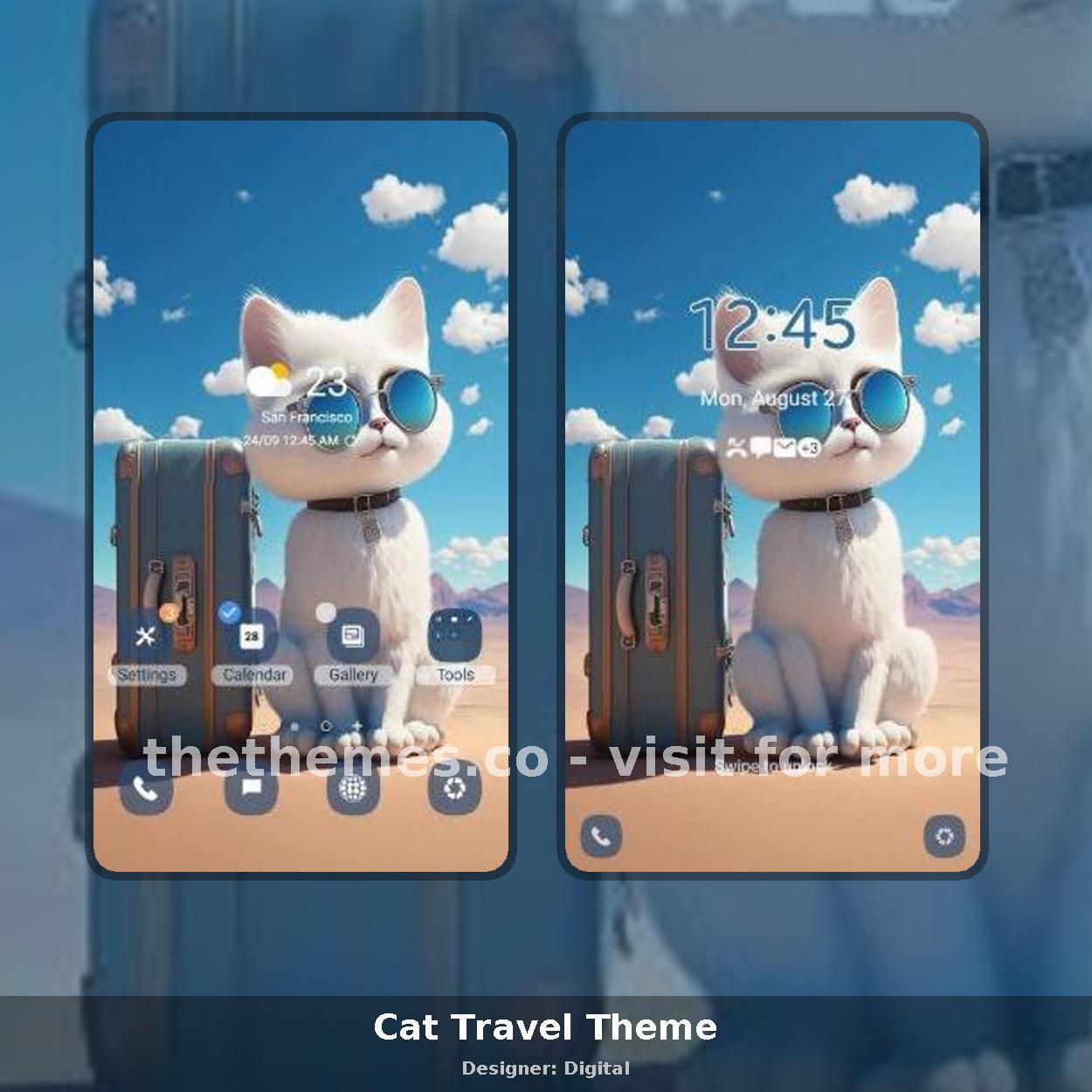 Cat Travel Theme