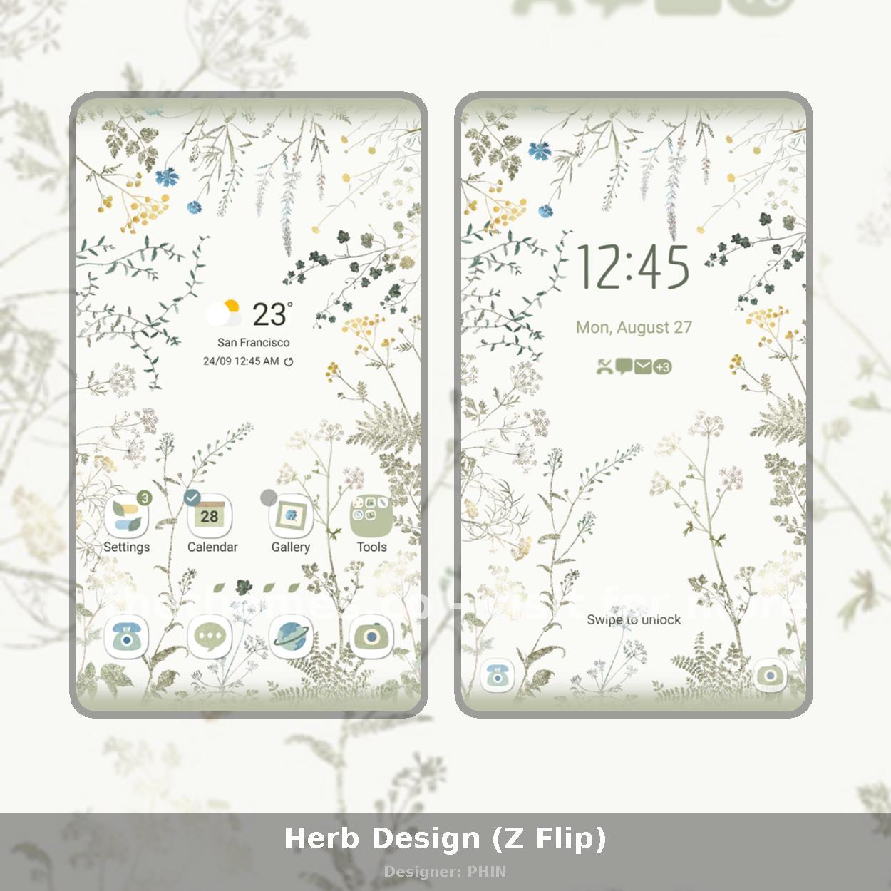 Herb Design (Z Flip)