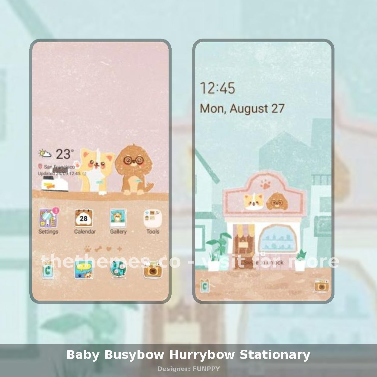 Baby Busybow Hurrybow Stationary