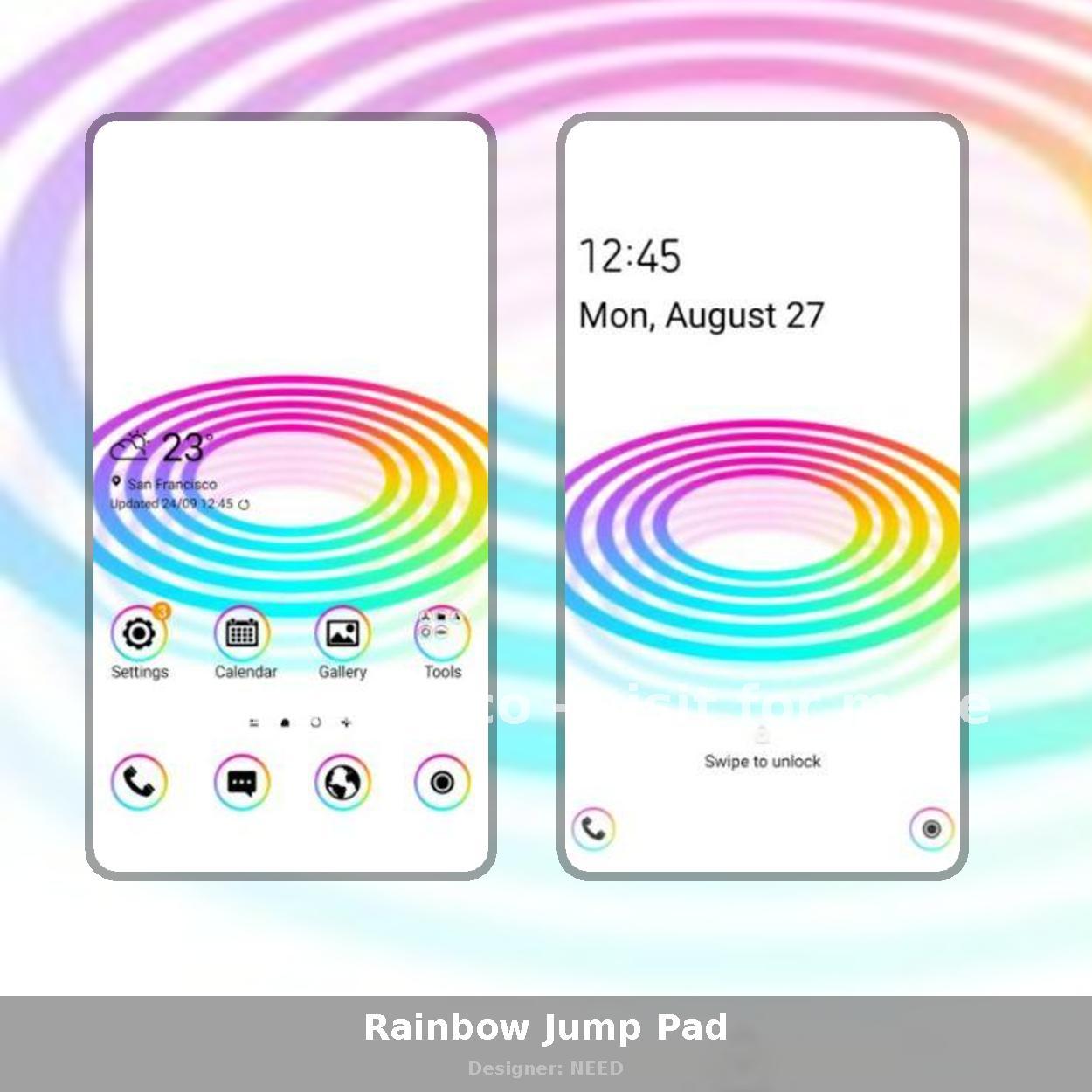 Rainbow Jump Pad