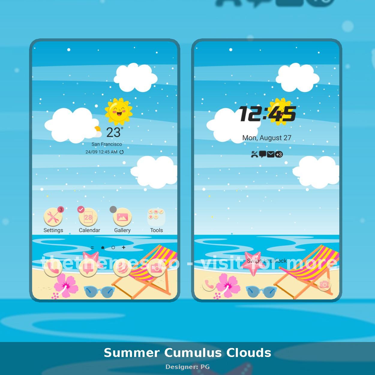 Summer Cumulus Clouds