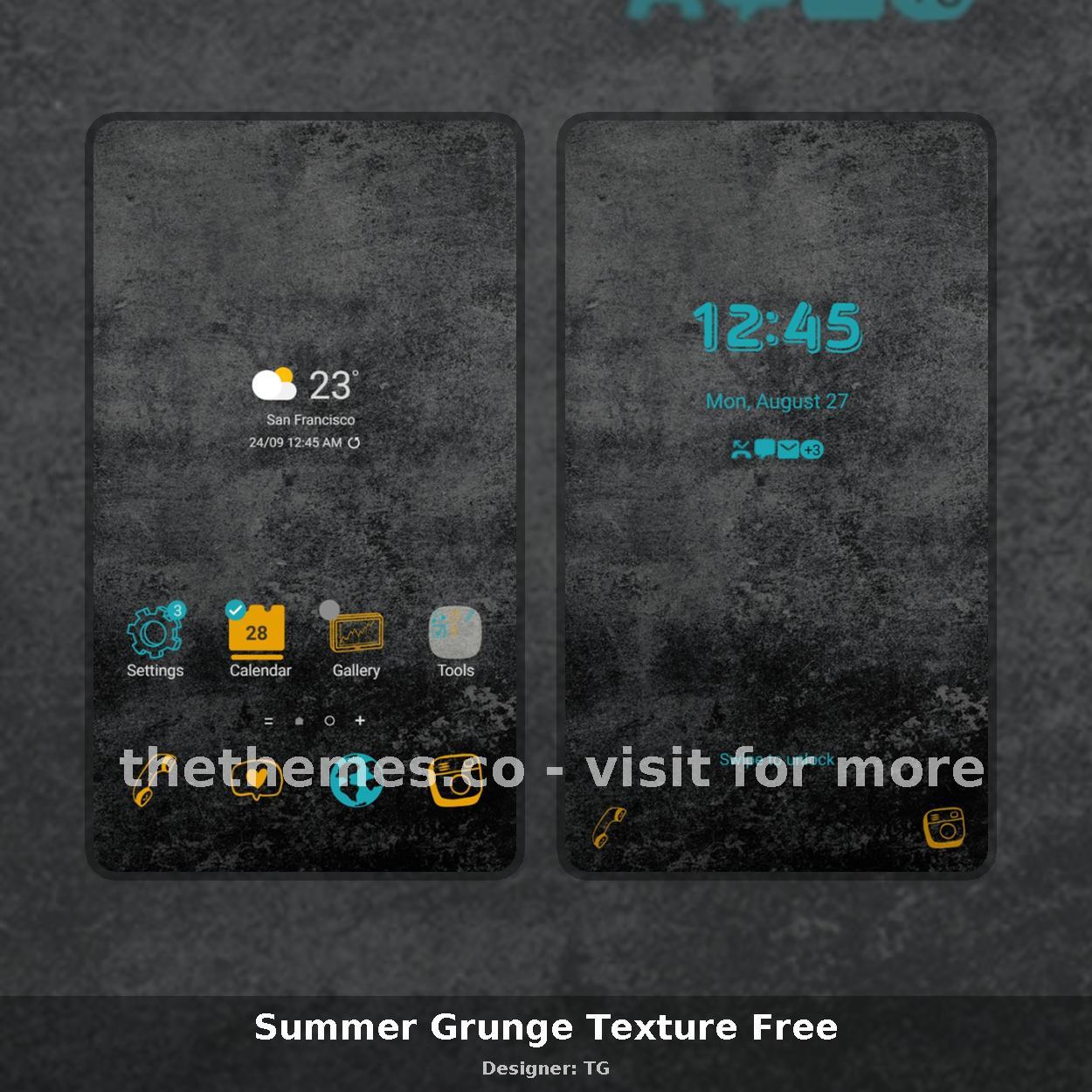 Summer Grunge Texture Free