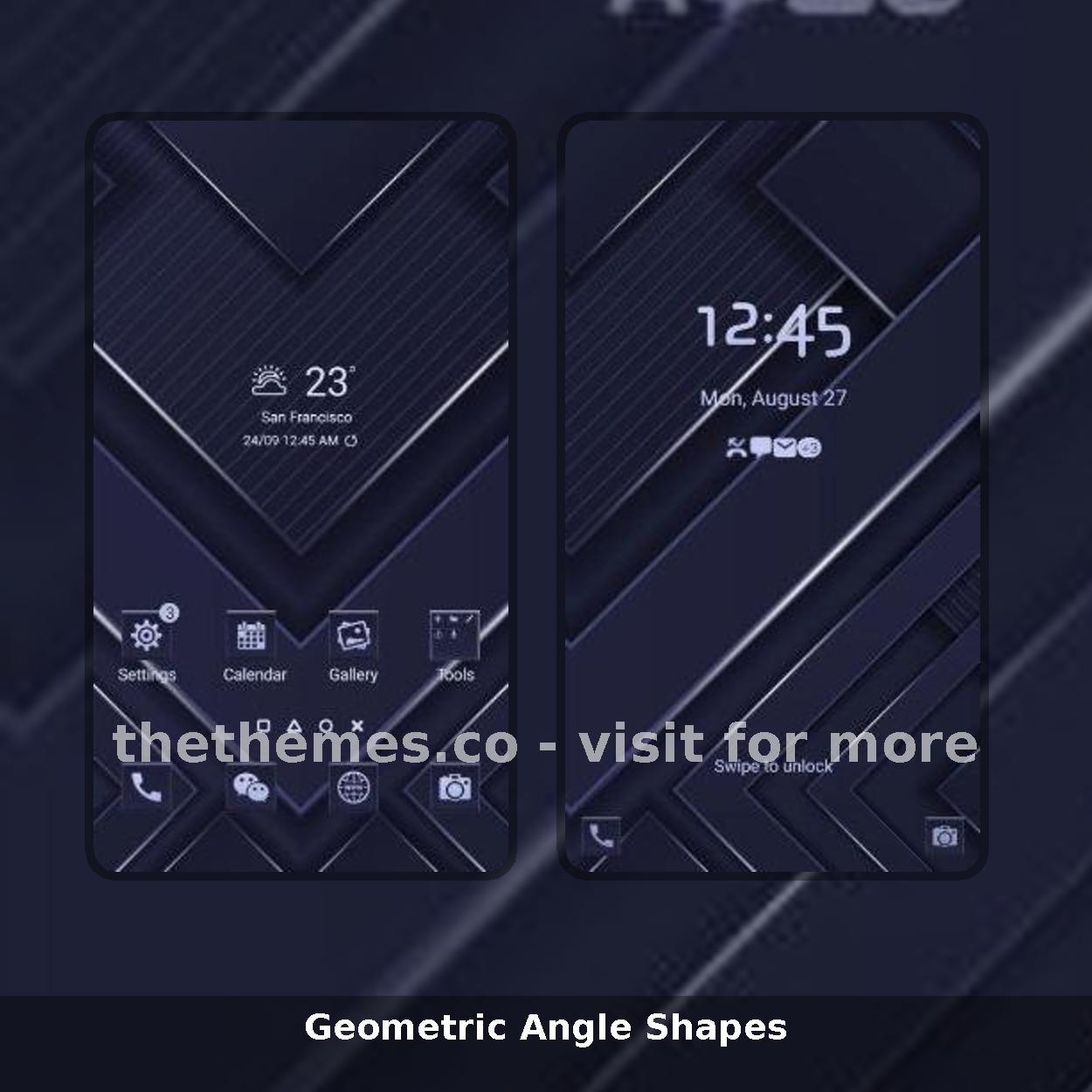 Geometric Angle Shapes