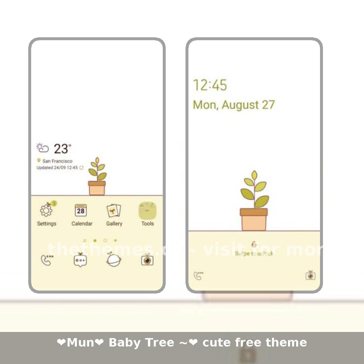 ❤Mun❤ Baby Tree ~❤ cute free theme