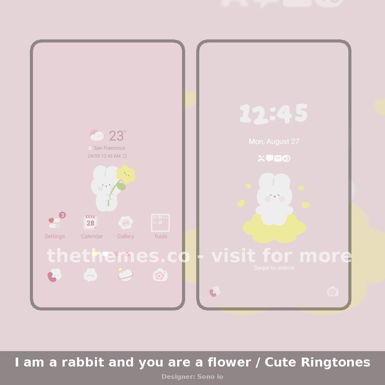 I am a rabbit and you are a flower / Cute Ringtones