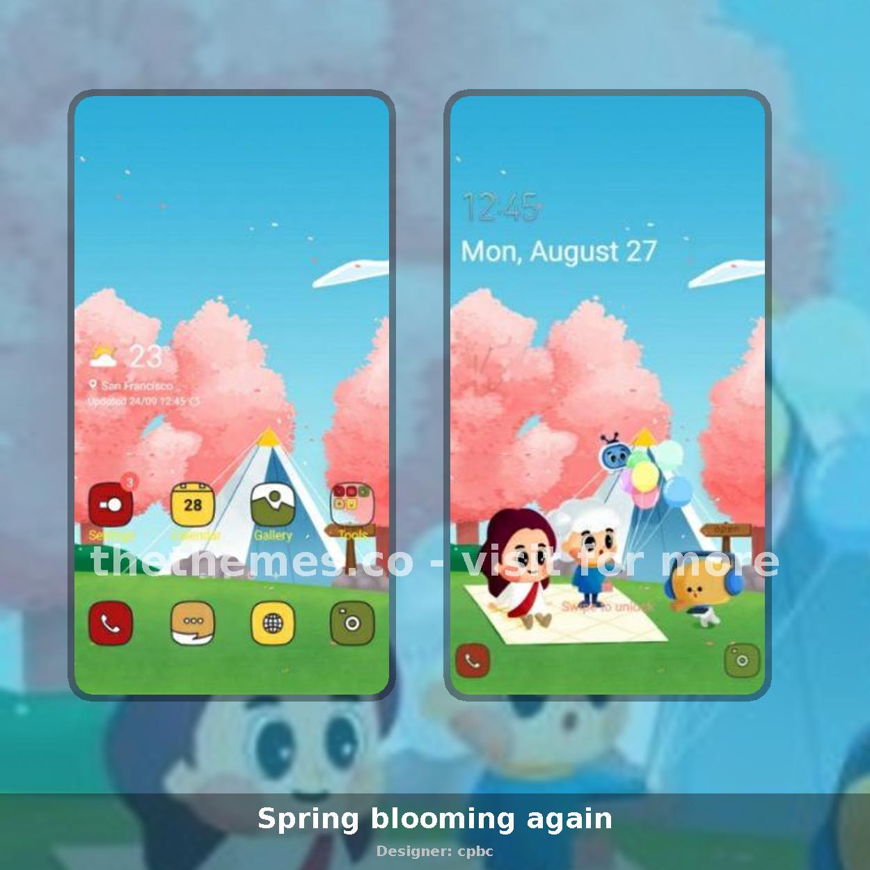 Spring blooming again