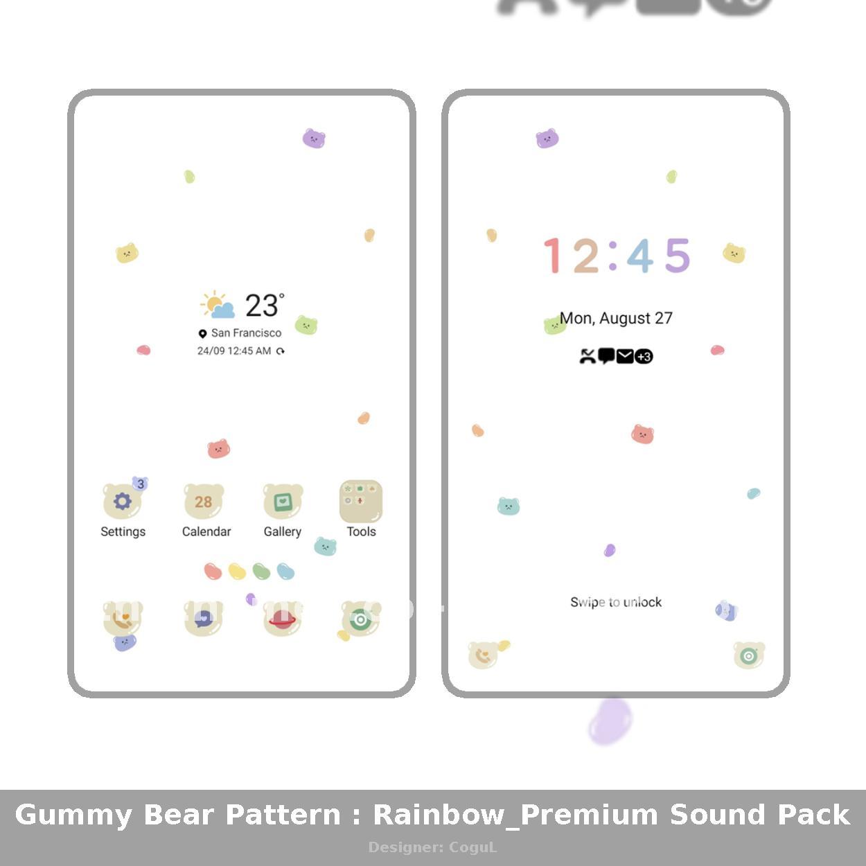 Gummy Bear Pattern : Rainbow_Premium Sound Pack