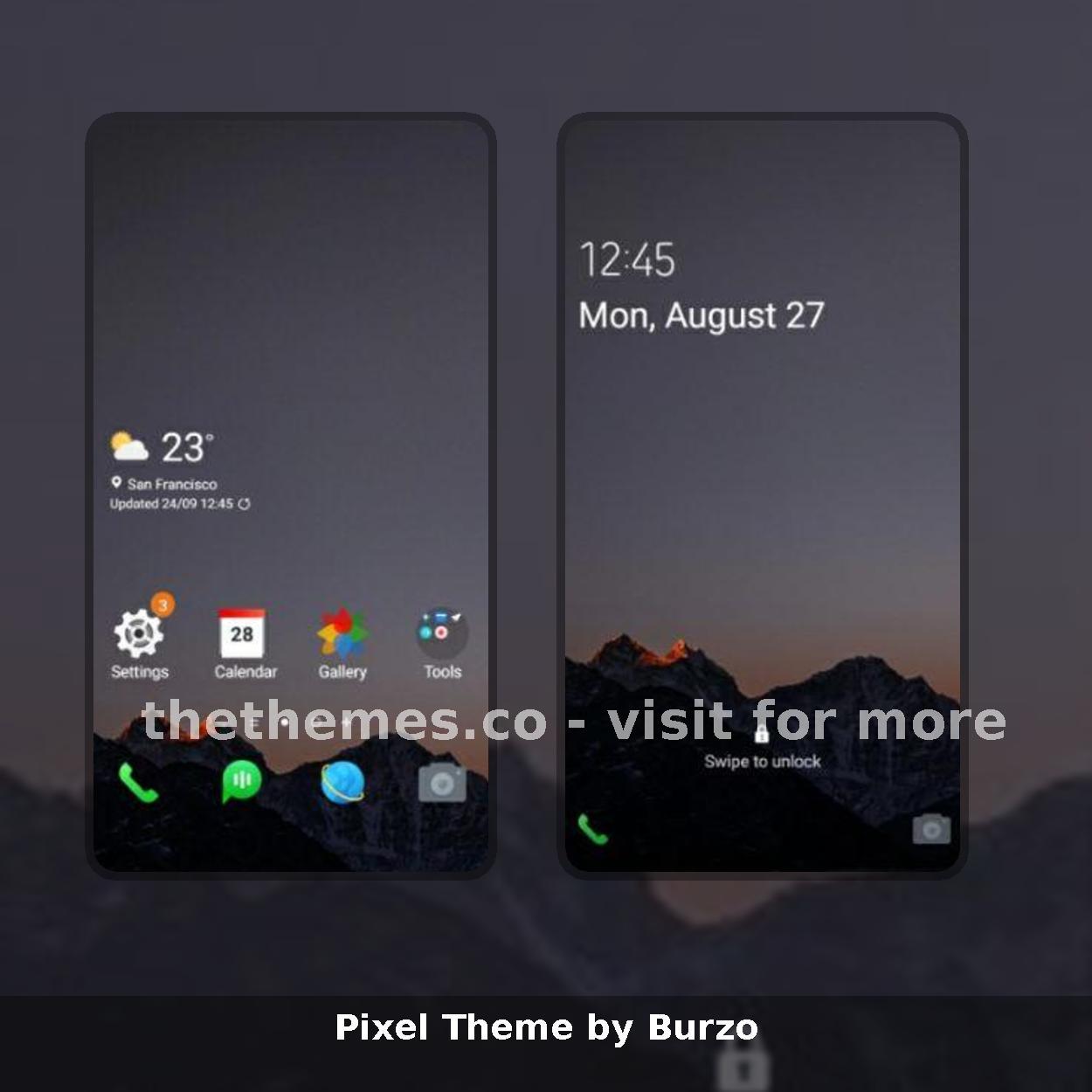 Pixel Theme by Burzo