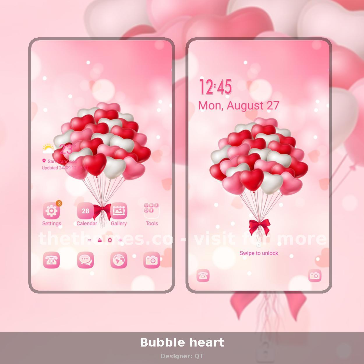 Bubble heart