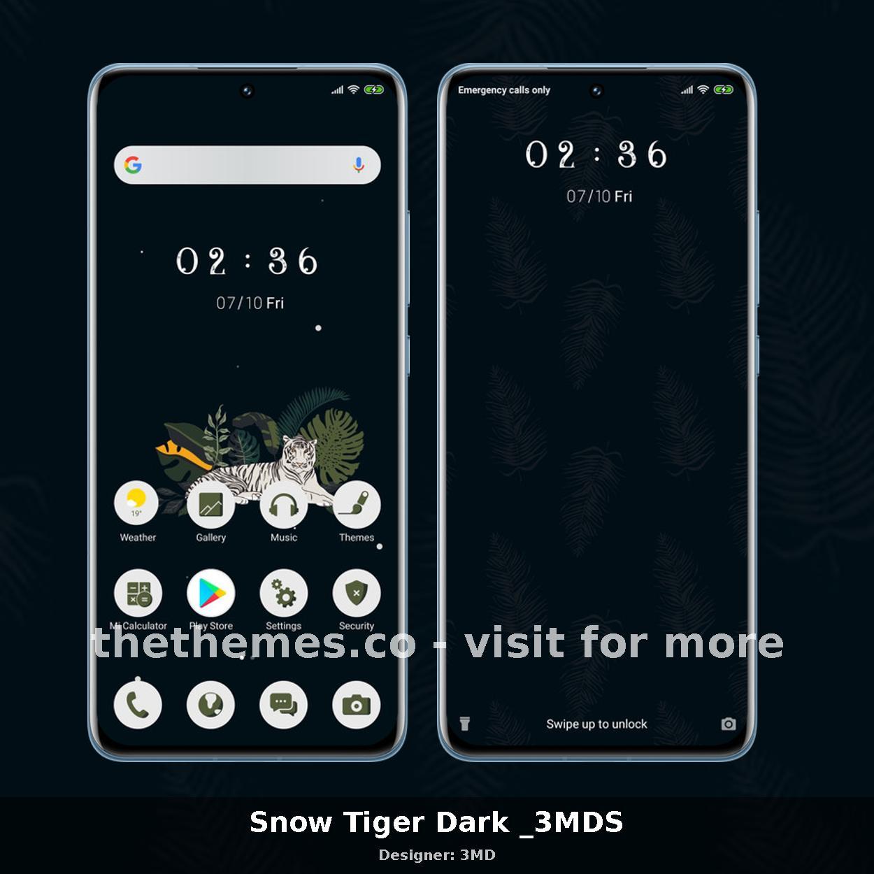 Snow Tiger Dark _3MDS