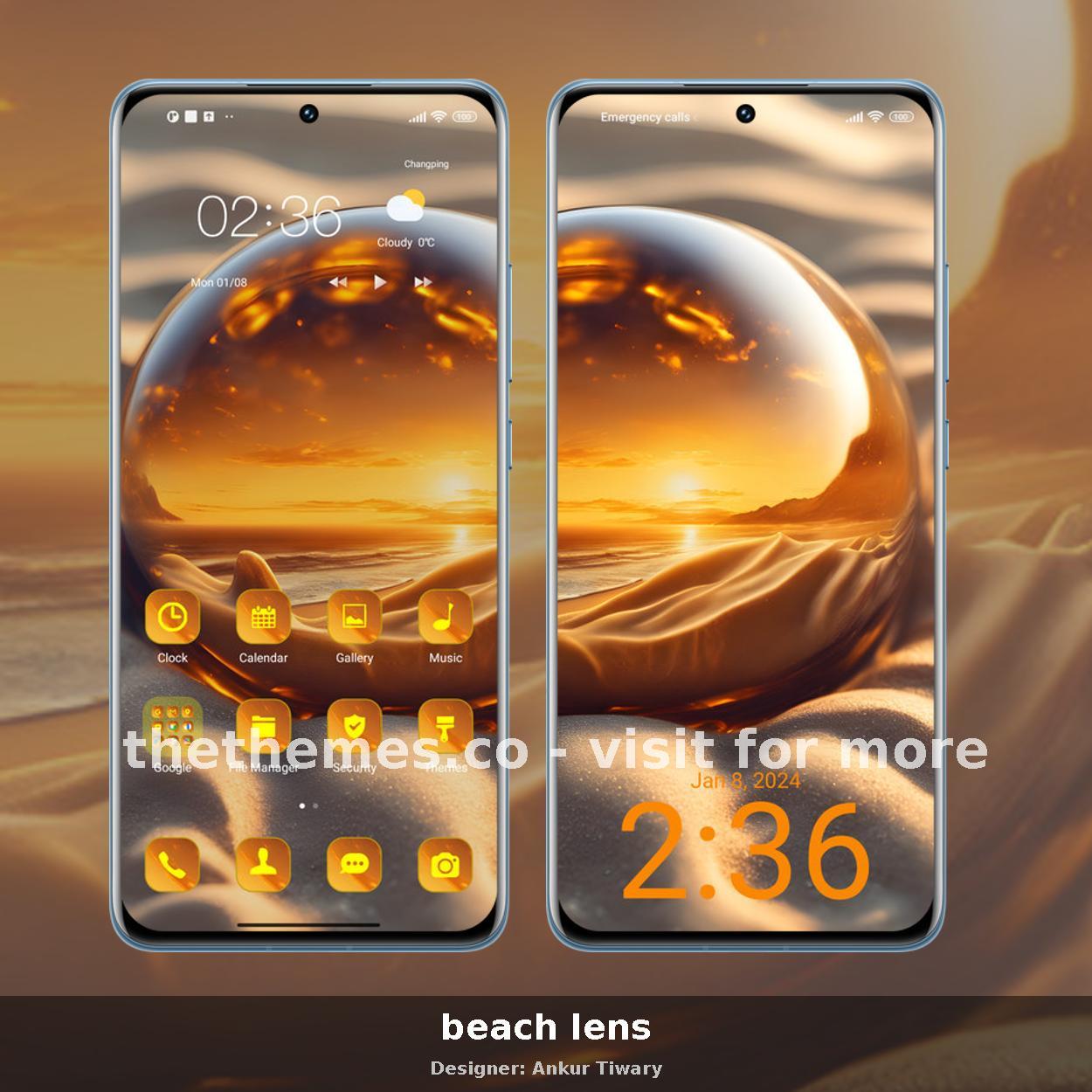 beach lens