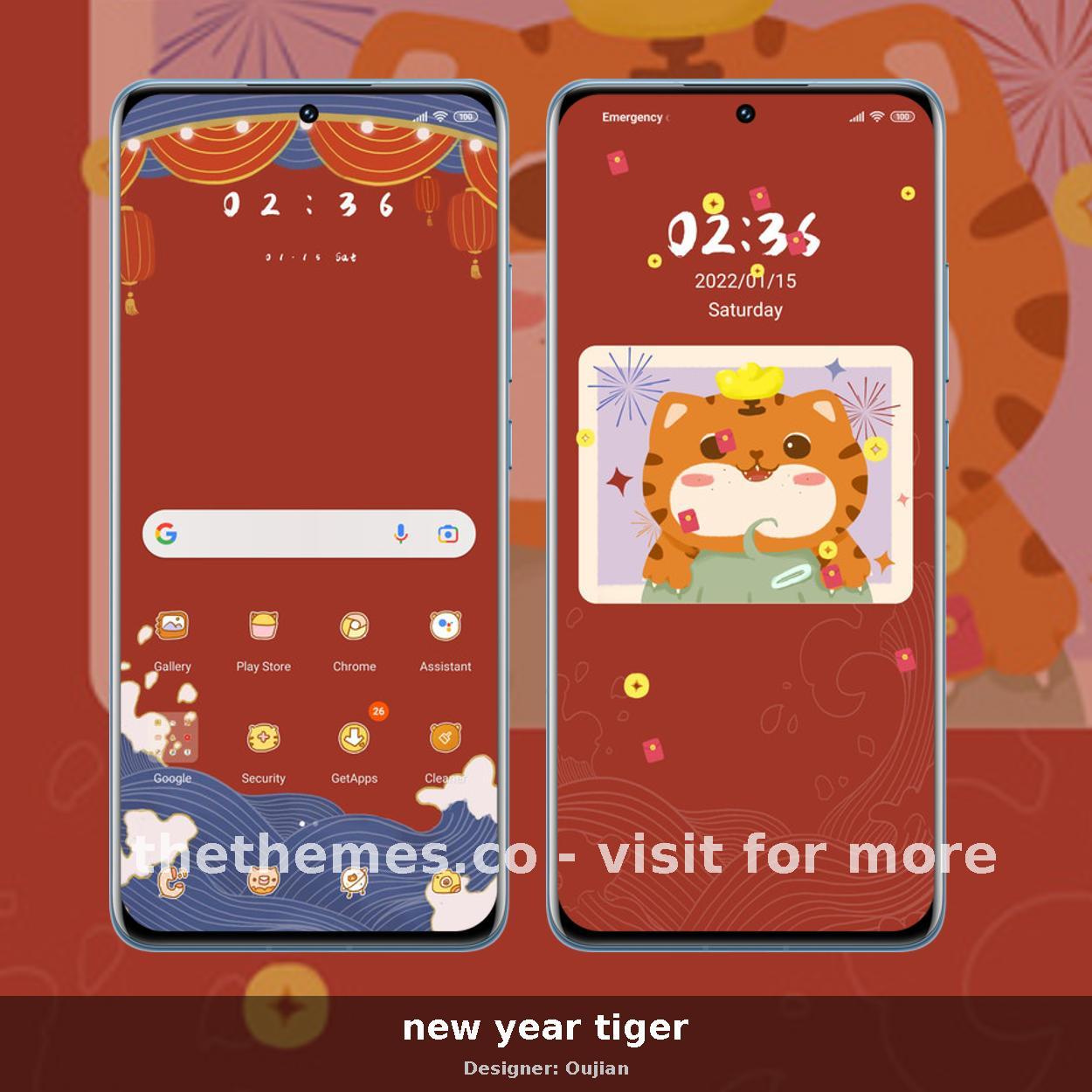 new year tiger