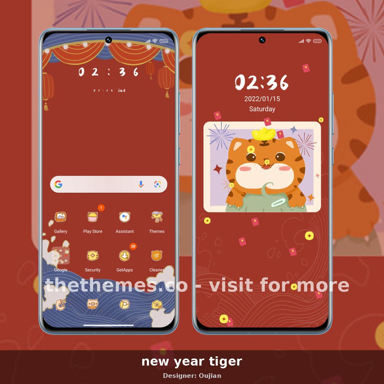 new year tiger