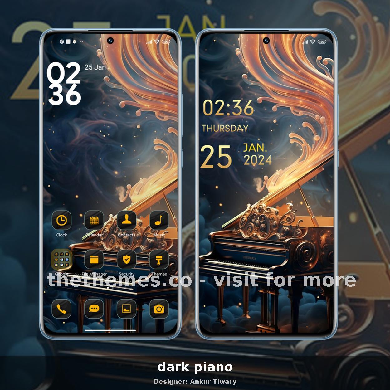 dark piano