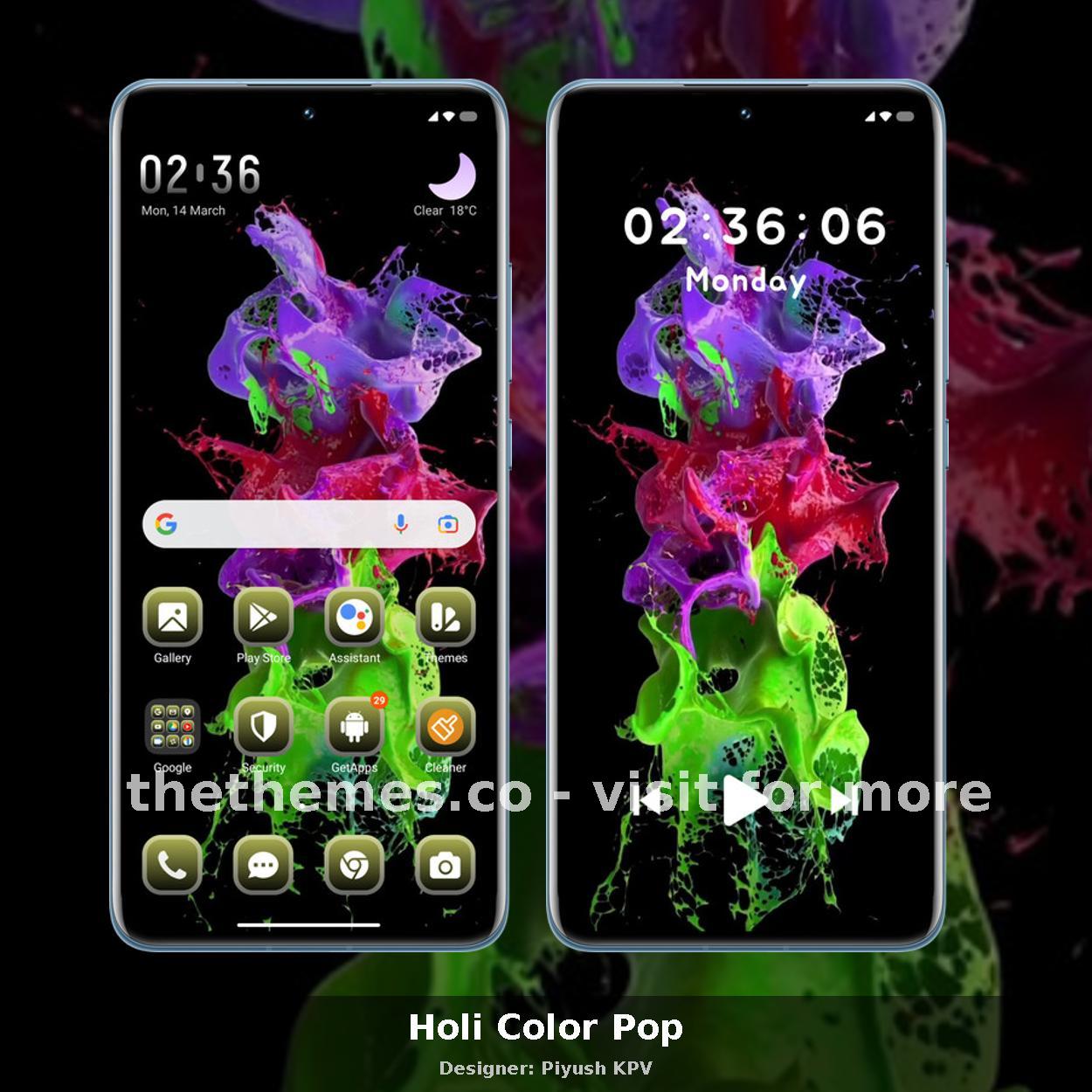 Holi Color Pop