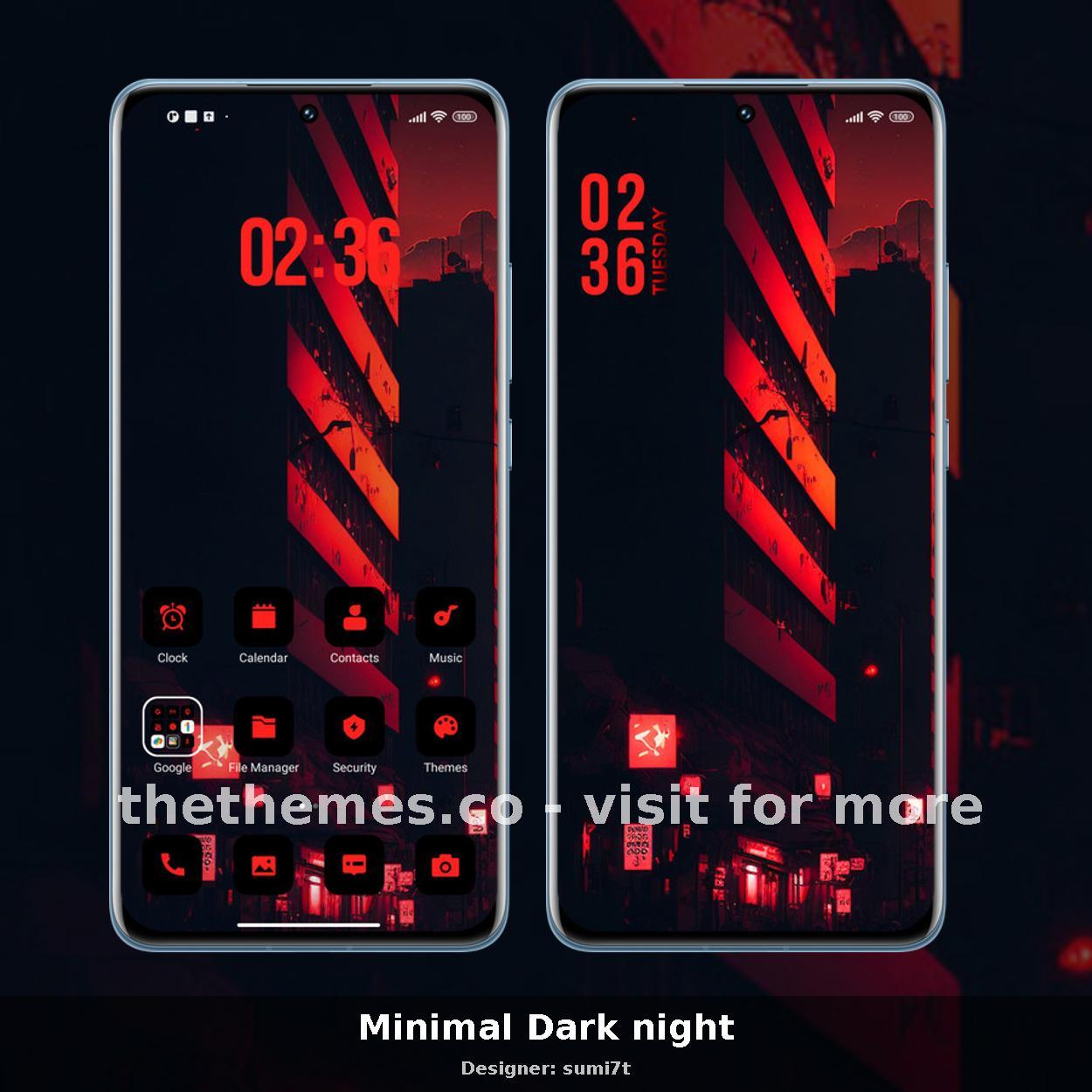 Minimal Dark night