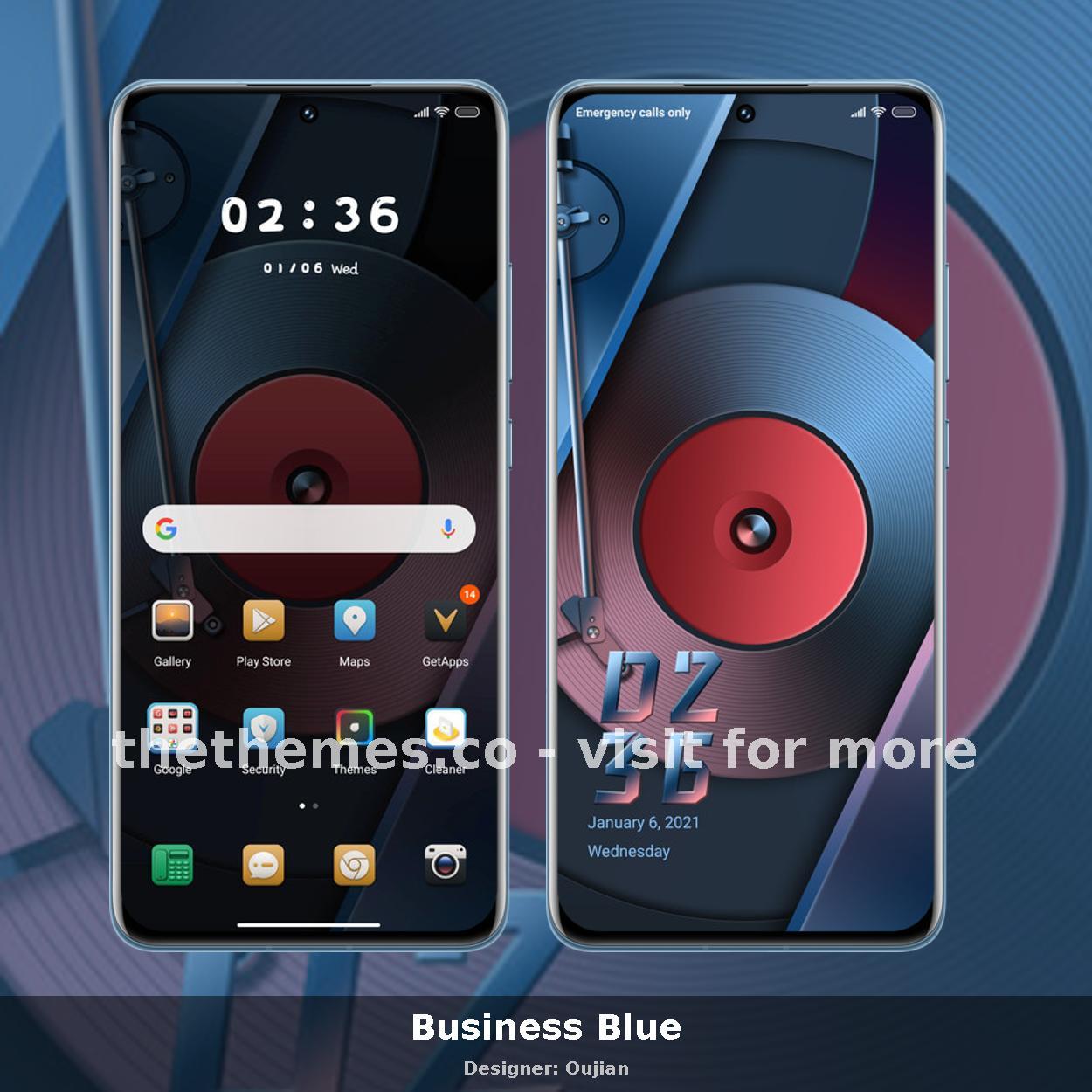 Business Blue