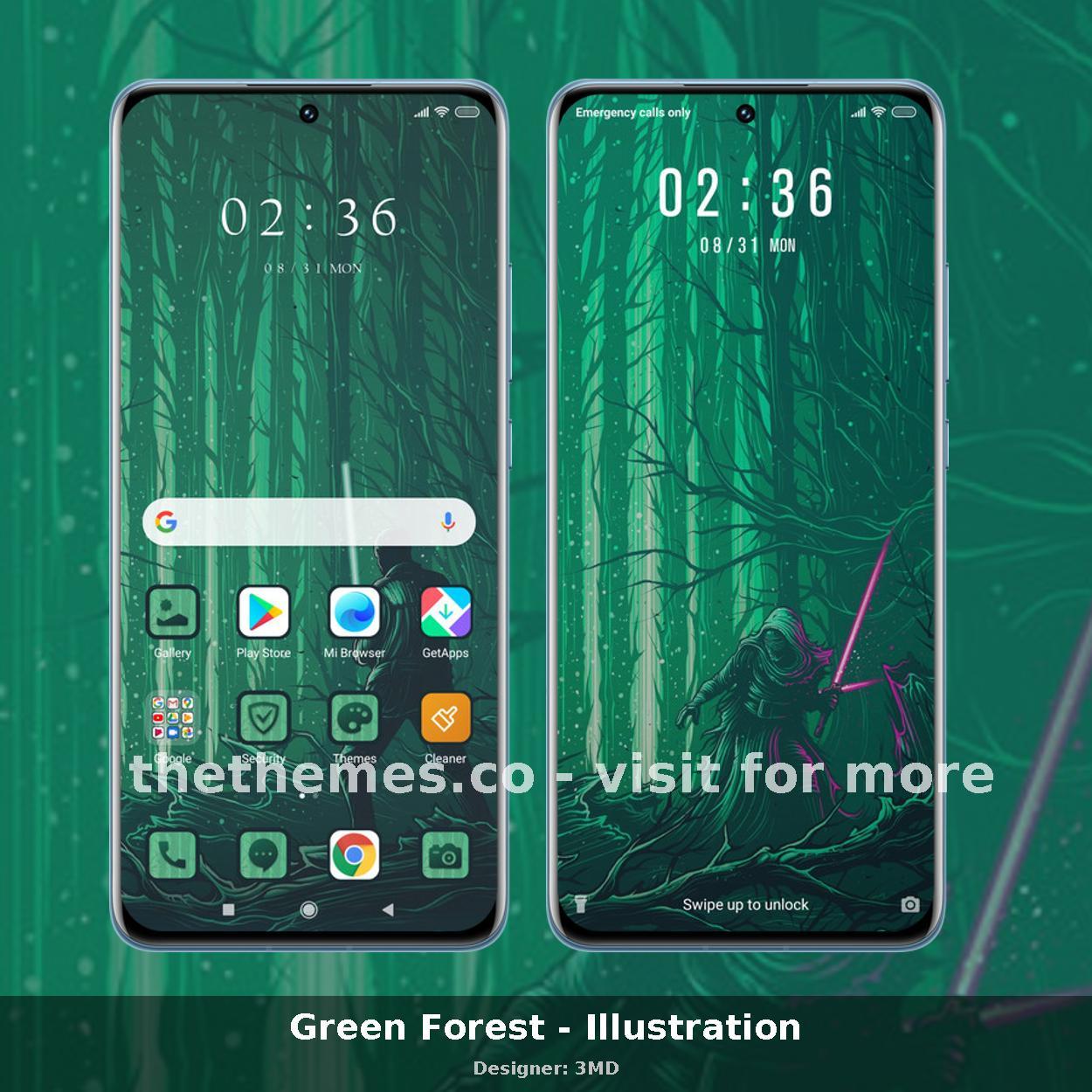 Green Forest - Illustration