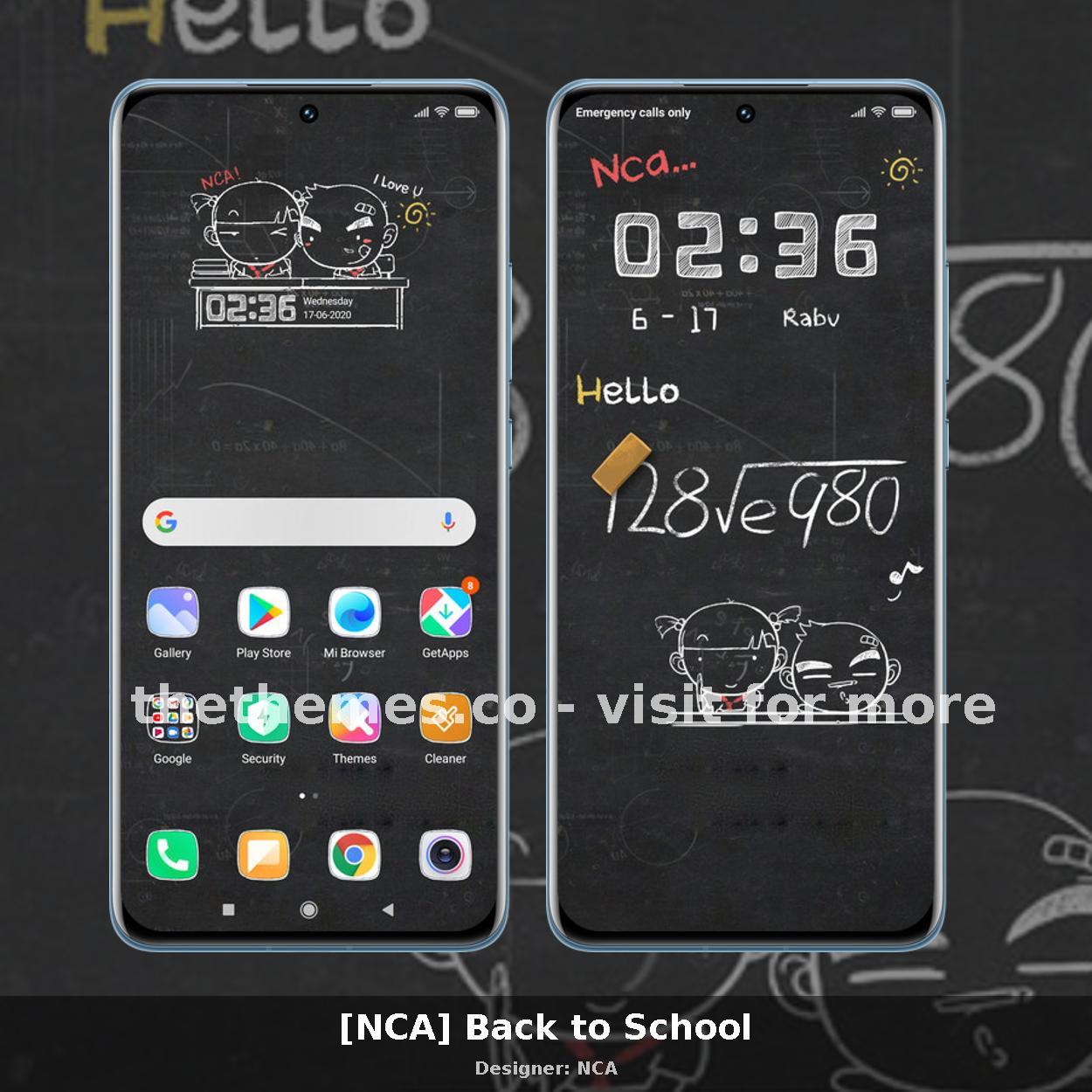 [NCA] Back to School