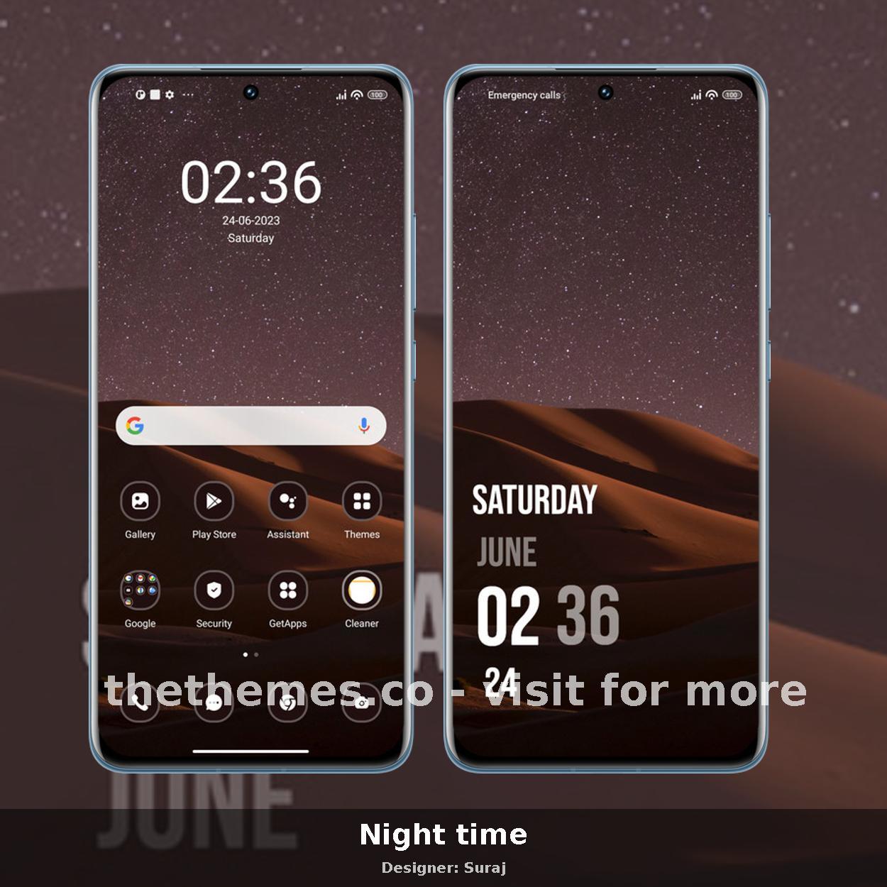 Night time