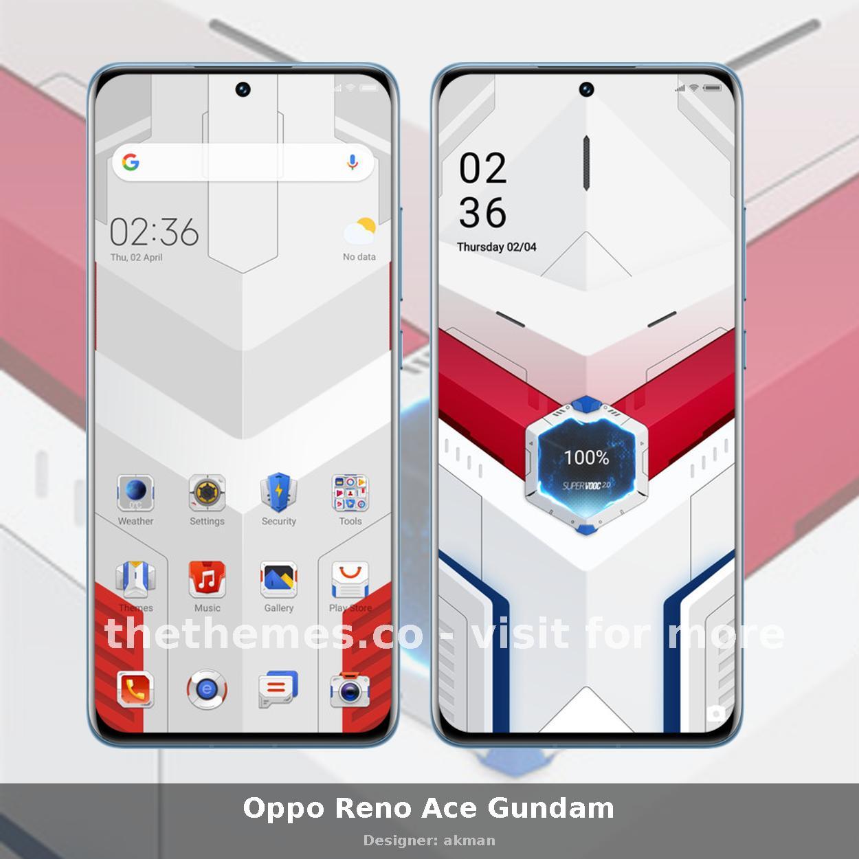 Oppo Reno Ace Gundam
