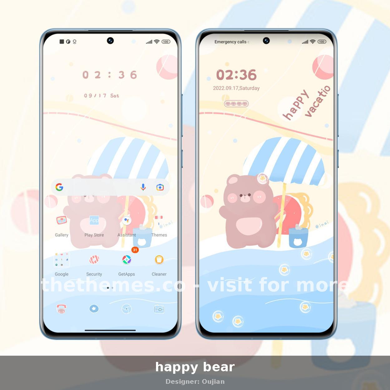 happy bear
