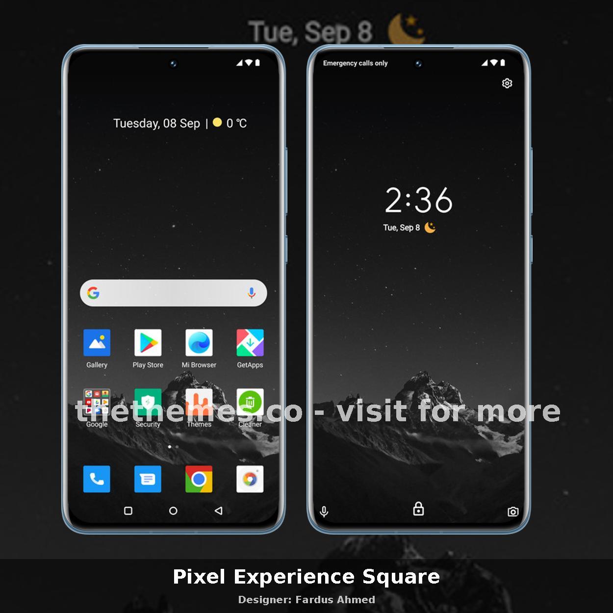 Pixel Experience Square