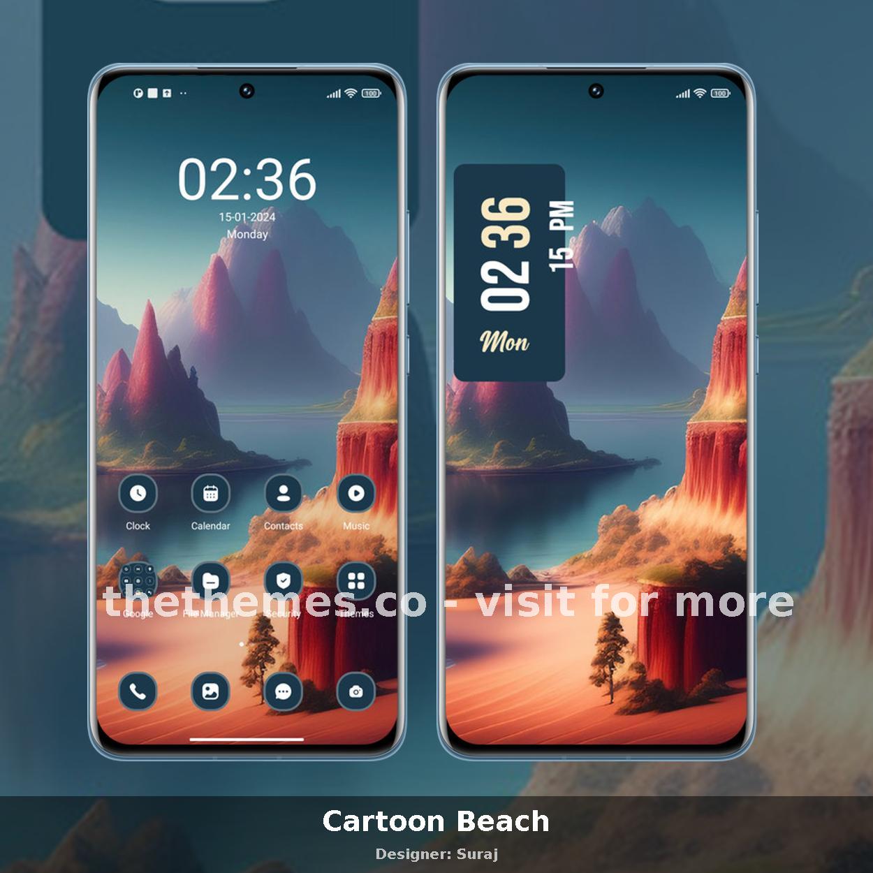 Cartoon Beach