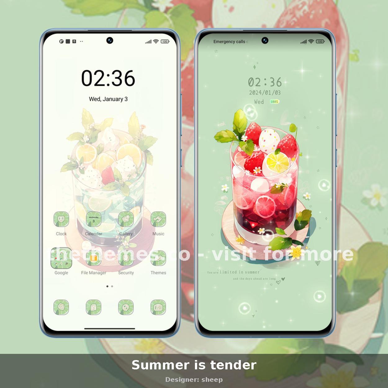 Summer is tender