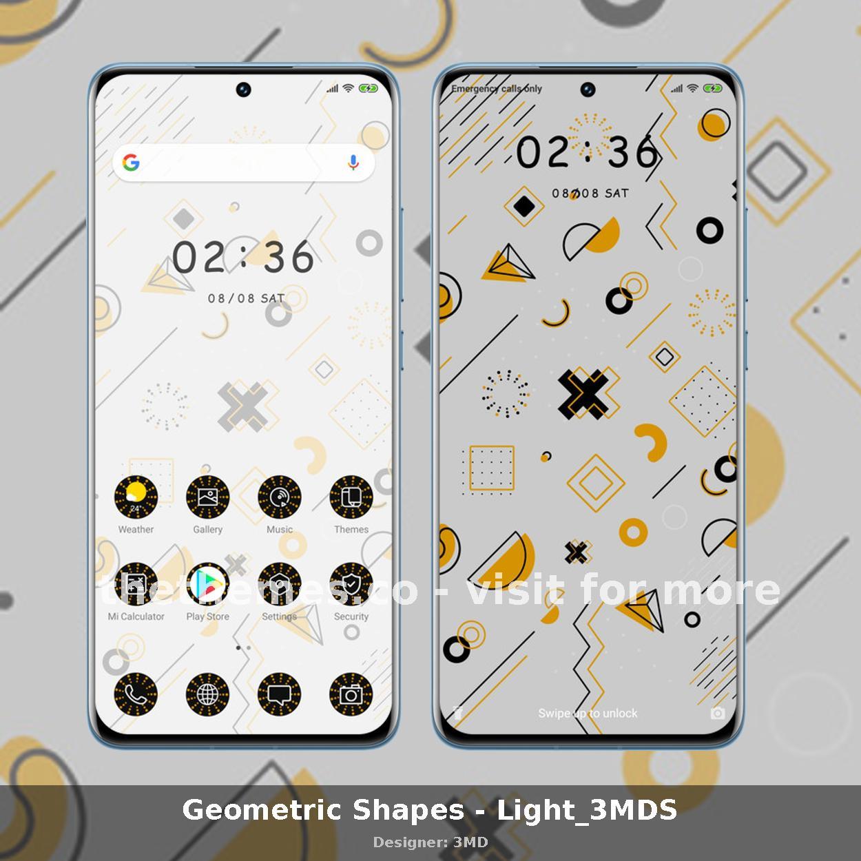 Geometric Shapes - Light_3MDS