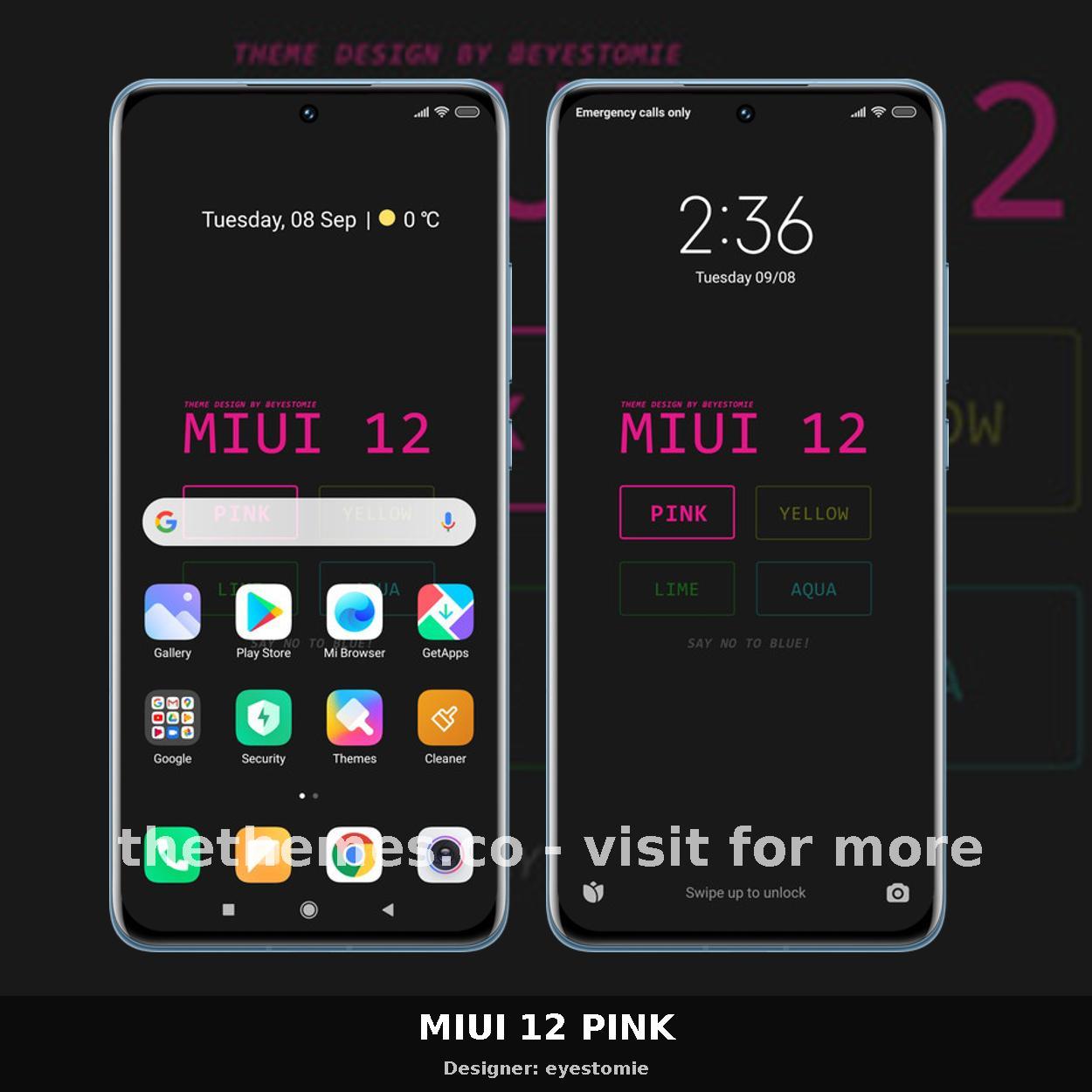 MIUI 12 PINK