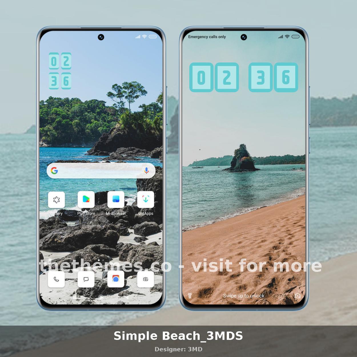 Simple Beach_3MDS