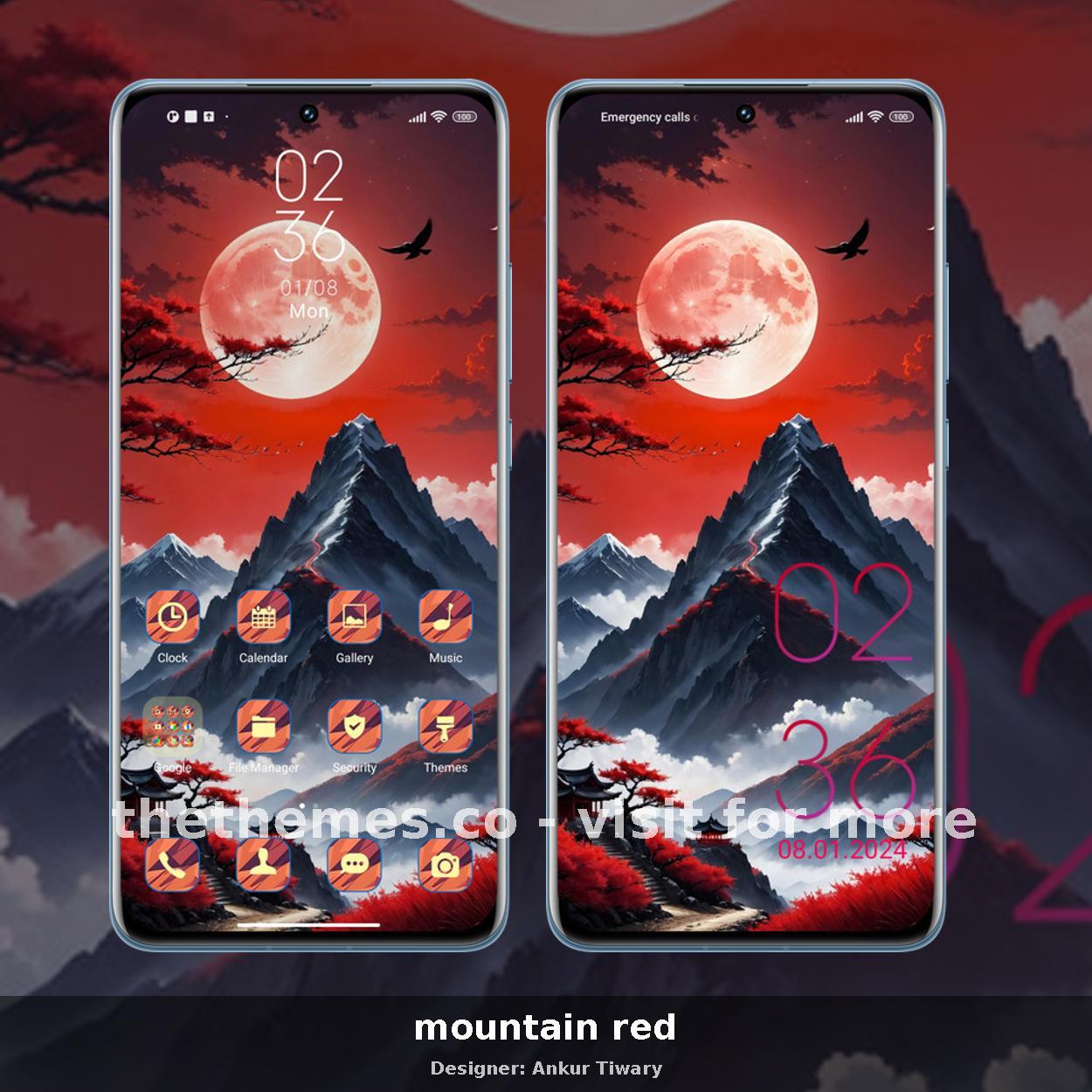mountain red
