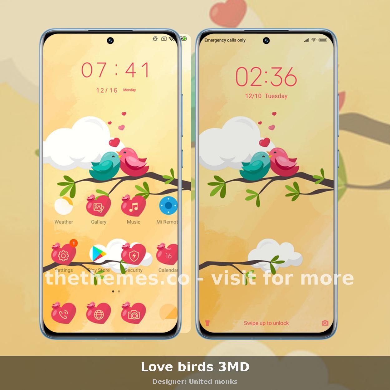 Love birds 3MD