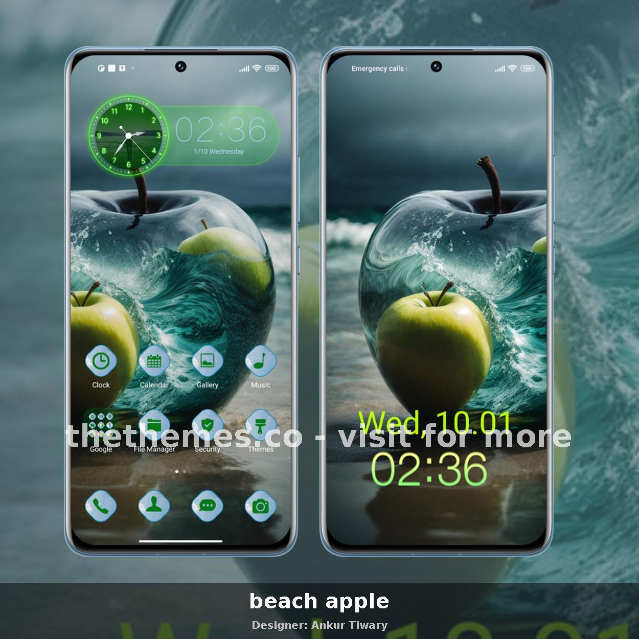 beach apple