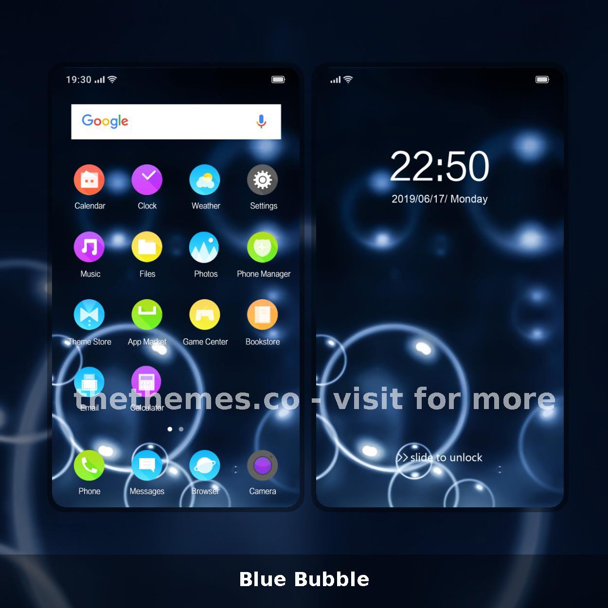 Blue Bubble