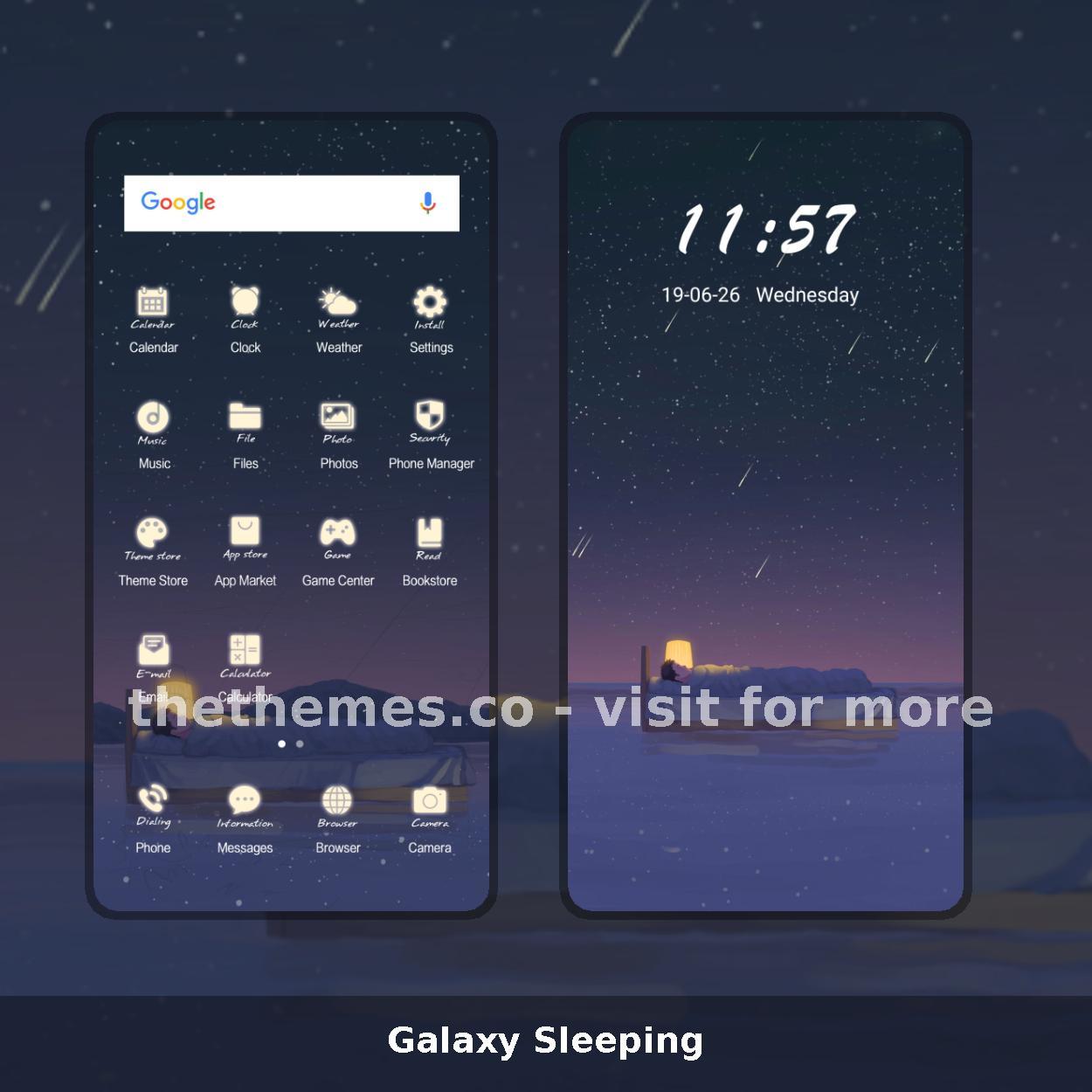 Galaxy Sleeping