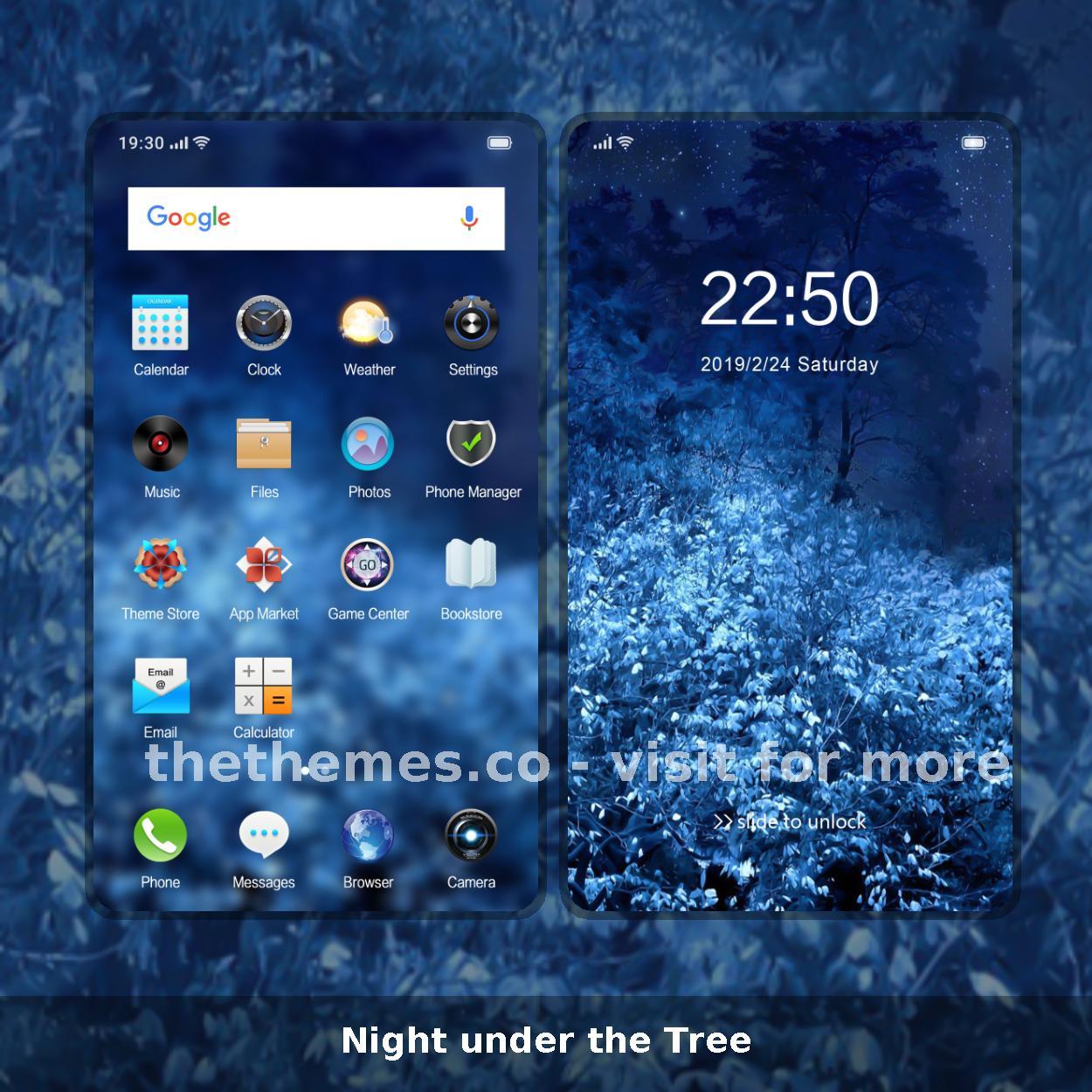 Night under the Tree