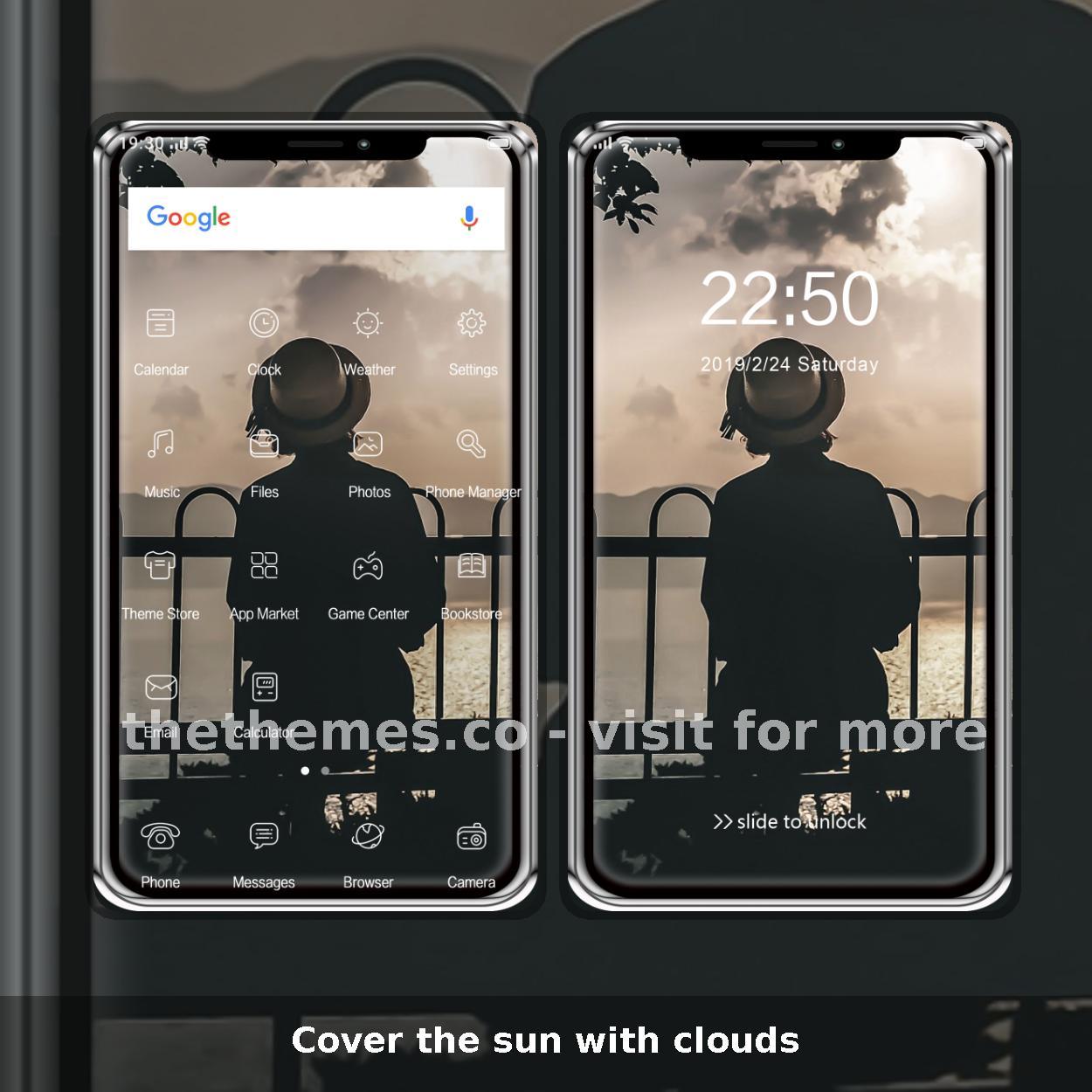 Cover the sun with clouds