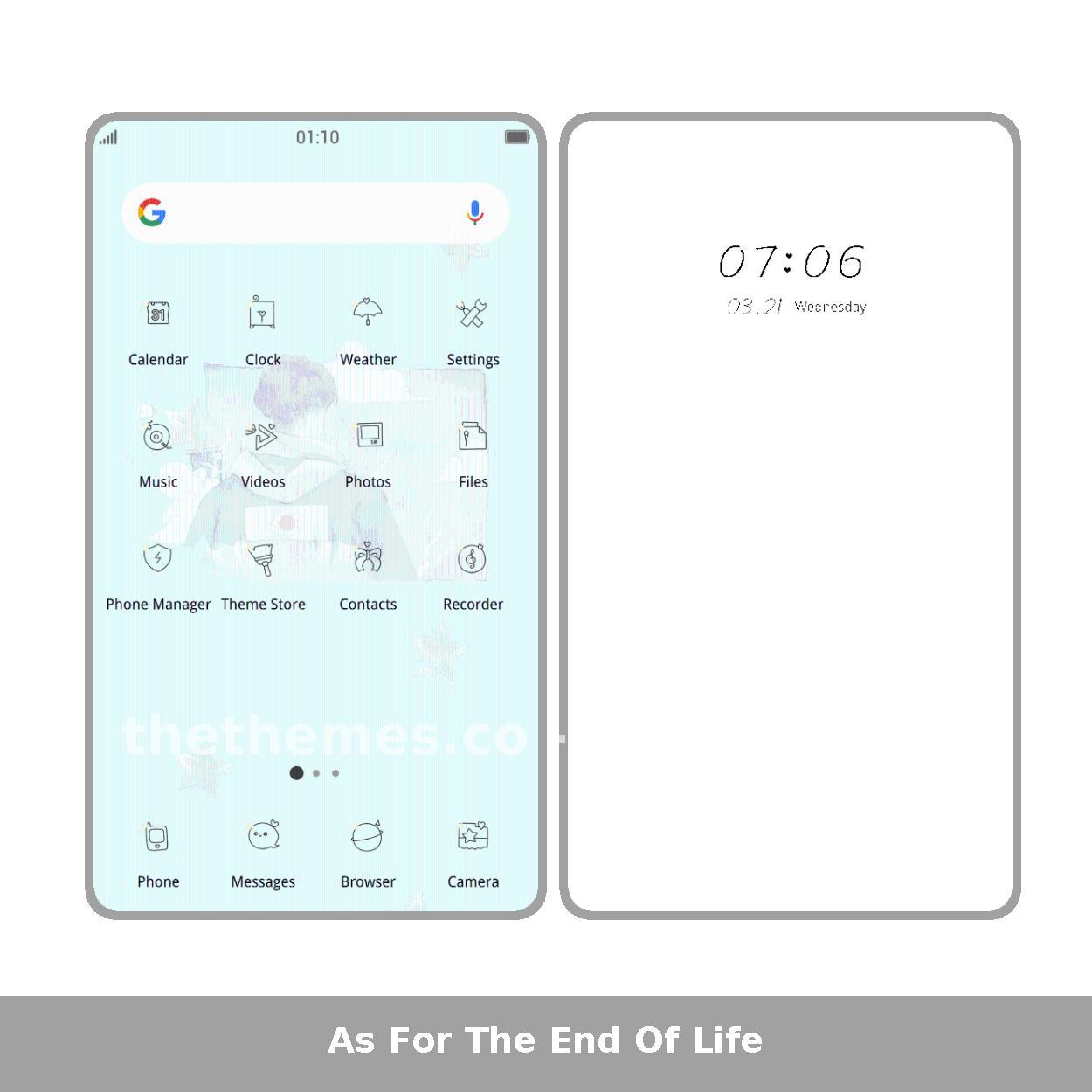 As For The End Of Life