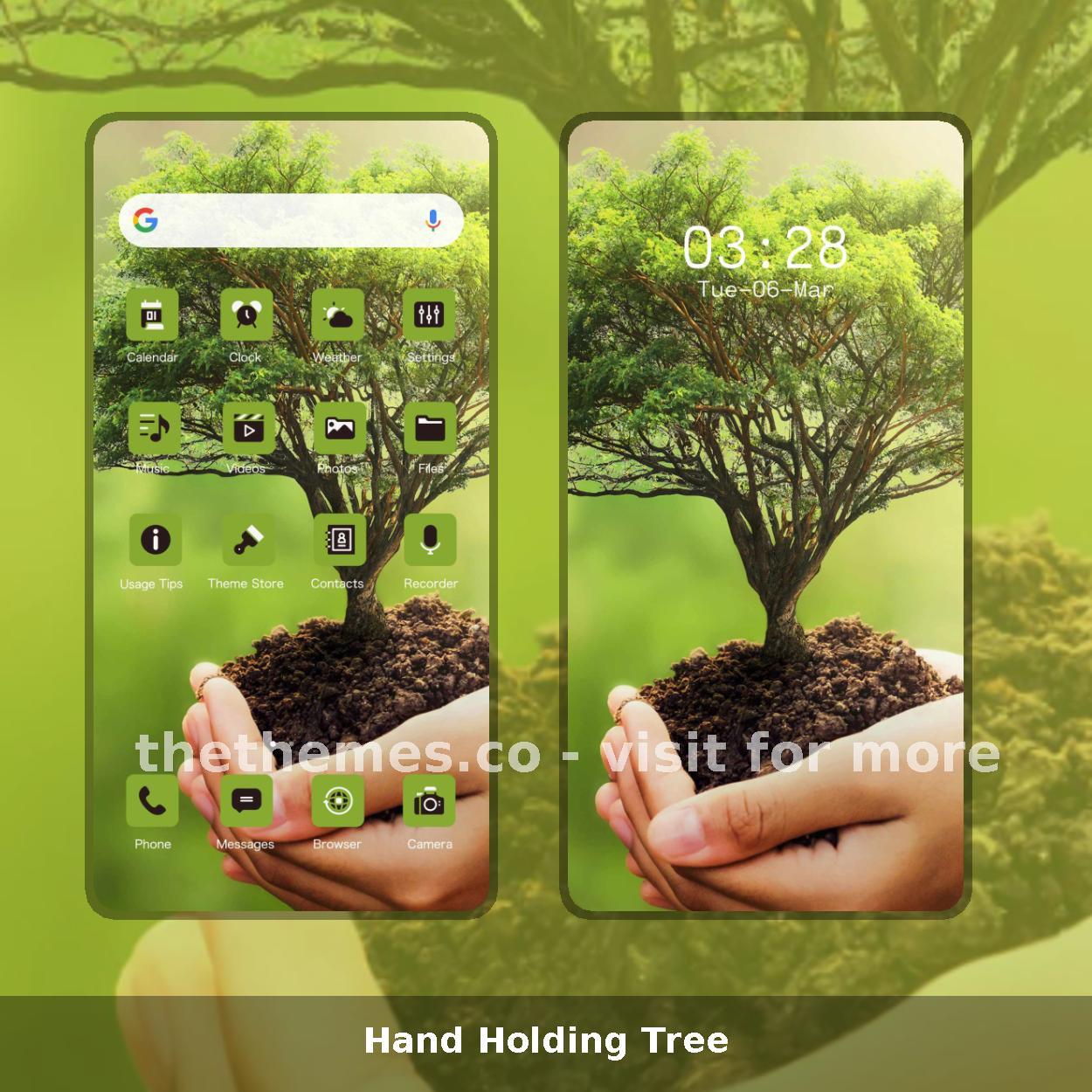 Hand Holding Tree