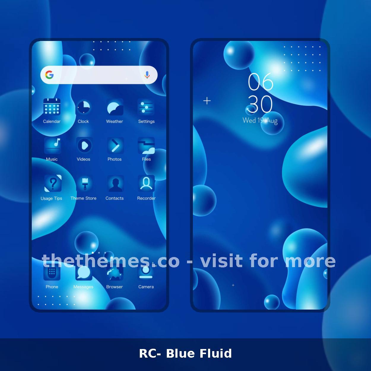 RC- Blue Fluid
