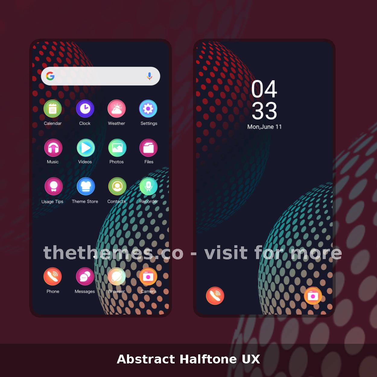 Abstract Halftone UX
