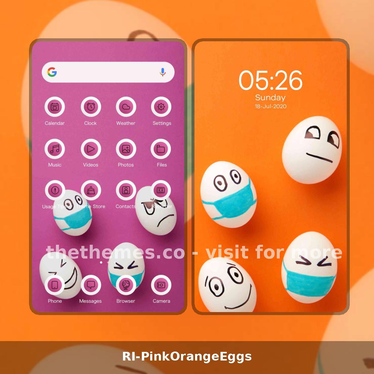 RI-PinkOrangeEggs